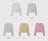 BT Linen Round Simple Knit Cardigan (10color)
