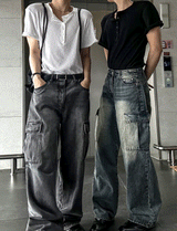 レクターボタンヘンリーネック半袖Tシャツ