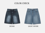 Wide Bermuda Denim