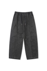 Dyeing washed panel pants
