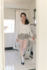 Sweet Dreams Button Cami Top (White)