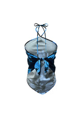  FLUTTER HALTERNECK / BLUE