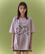 [NF] ワッペン 08 Tシャツ_(MELANGE IVORY)_F24QB295