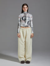 TERRY WOOL PANTS