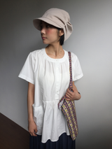 Blanc Pocket Blouse (3color)