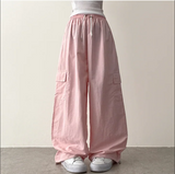 Roa Baslock Nylon Cargo Wide Pants