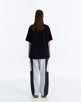 BASIC LOGO HALF T (Black, White) 