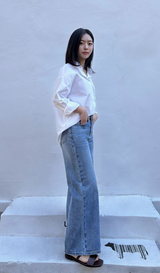 WIDE REGULAR DENIM PANTS code 25002