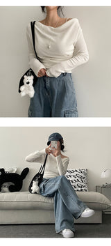 [Chest pad] ピギーシャーリングキャップスリーブレス