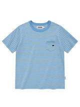 ユニモノチェリーストライプTシャツ [SKY]