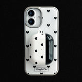 black love dot AirPods case