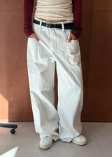 RIVET SEAM WIDE PANTS