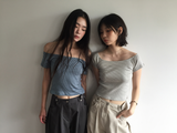 Muse Off-shoulder T-shirt (3color) 
