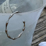 Wave bangle (Silver)