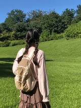 Cottage backpack_vintage rose