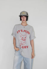 PUNK CAT OVERFIT TEE