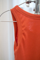 Basic Ribbed Sleeveless (Orange)