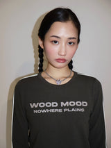 Woodmood Graphic T-shirt Khaki