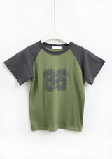 トーンダウンラグラン半袖Tシャツ