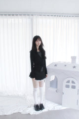 フリルレースミニスカート 2color
