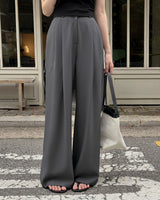 Tsar Pintuck Wide Slacks