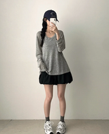 ラインカバー*パンプキンバルーンミニスカート*パンツ