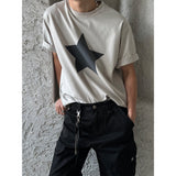 [S/S] Velvet star half t-shirts (3color)