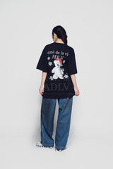 24FW スノーベア 半袖Tシャツ ブラック