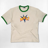 ピクセル NUL リンガーTシャツ - 4COLOR