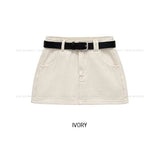 Rizzle Basic Cotton Mini Skirt