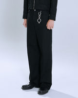 SEMI WIDE PANTS BLACK