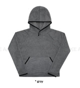 FLEECE FINGER-HOLE HOOD TOP