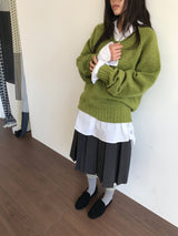 プレッピーストライプシャツ (3 Colors)