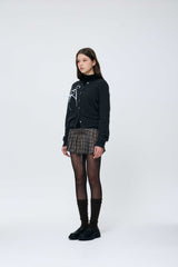 EIRIN WOOL CARDIGAN / CHARCOAL