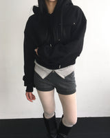 Layered hoodie