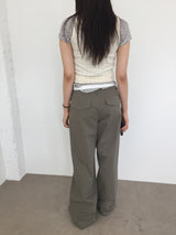 ハイランドピンタックパンツ (3color)