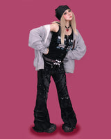 popping-! skull belt (2color)