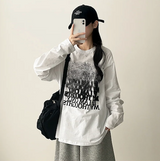 NT Gradient Noise Printed Long Sleeve Tee
