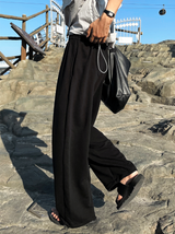 Big Two-Way Wide Straight Training Jogger Pants