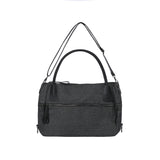 4WAY SIGNATURE LOGO TOTE BAG (Black denim)