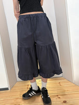 Love Mo Capri Tiered Ruffle Bermuda Shorts 2color