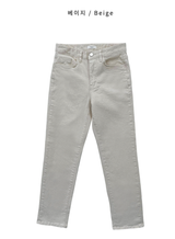 [Lè made/3,000 Sold] リメイドスパンデックススリムパンツ / 3 カラーズ