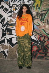 Casual pants with personality, breathable, loose and multi-pocketed for spring and summer.