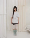 ティーカップクロシェットTシャツ/ メランジ