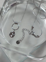 object ring point necklace