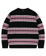 MESH STRIPE KNIT