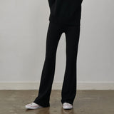 ブーツカットパンツ BLACK
