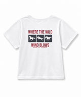 ホース ボックス クロップド Tシャツ- ホワイト