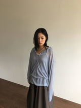 シルクフーディー + ナシ (4color)