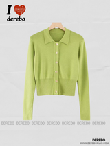[SALE] Crop collar slim cardigan